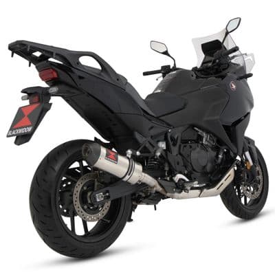 NT 1100 2022 - 2026 Exhaust Silencer Kit 300 mm Oval Stainless Steel Carbon Tip Silencer