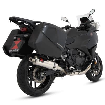 NT 1100 2022 - 2026 With Panniers Exhaust Silencer Kit 400 mm Oval Stainless Steel