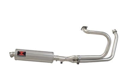 NTV600 NTV650 REVERE 1988-1998 exhaust system with 400mm Oval Stainless Silencer