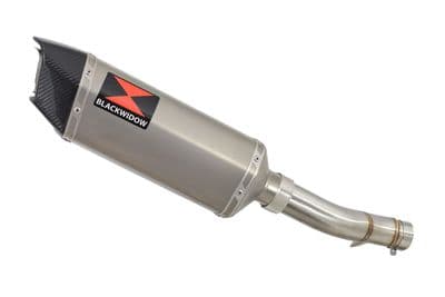 NX 500 2024 - 2025 Exhaust Link Pipe 300mm Hexagonal Stainless Carbon Tip Silencer