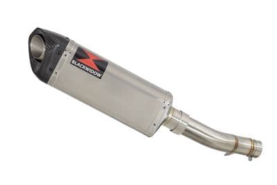 NX 500 2024 - 2025 Exhaust Link Pipe 300mm Tri Oval Stainless Carbon Tip Silencer