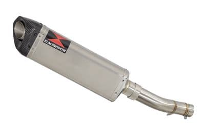 NX 500 2024 - 2025 Exhaust Link Pipe 350mm Tri Oval Stainless Carbon Tip Silencer