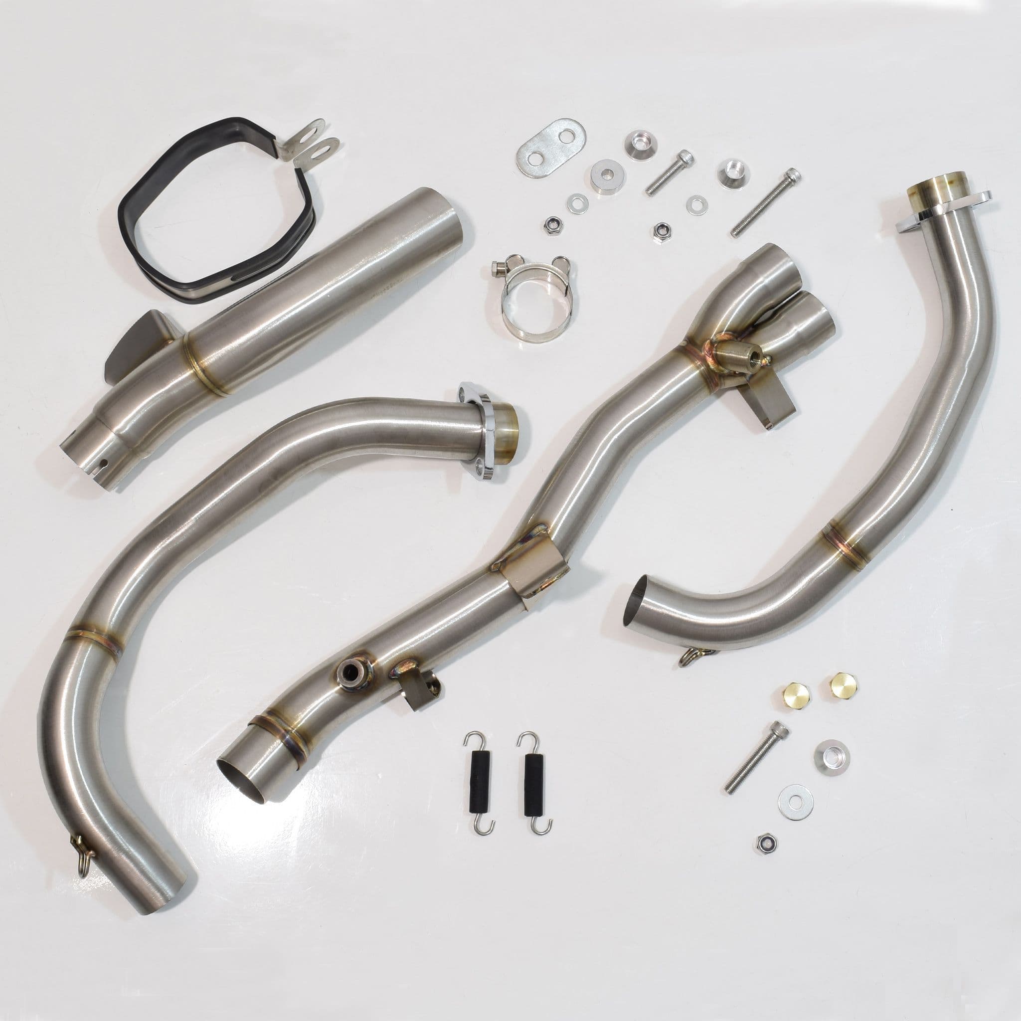 NX 500 2024 - 2025 Exhaust System 300mm Hexagonal Stainless Silencer