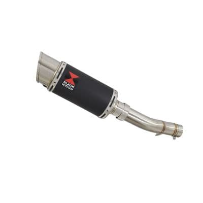 NX 500 2024 - 2026 Exhaust Link Pipe  & 200mm Round Black Stainless Silencer