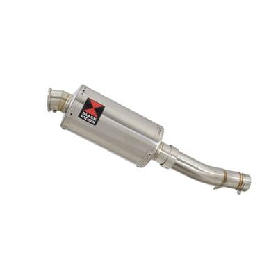 NX 500 2024 - 2026 Exhaust Link Pipe 230mm Oval Stainless Silencer