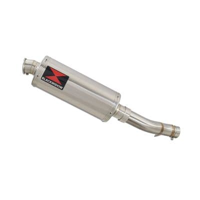 NX 500 2024 - 2026 Exhaust Link Pipe  & 300mm Oval Stainless Silencer
