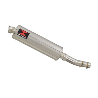 NX 500 2024 - 2026 Exhaust Link Pipe  & 400mm Oval Stainless Silencer