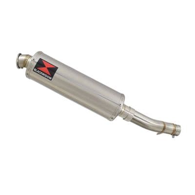 NX 500 2024 - 2026 Exhaust Link Pipe  & 400mm Round Stainless Silencer