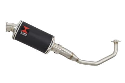 PCX 125 WW125 2012-2016 Exhaust System + 230mm Oval Black Stainless Silencer