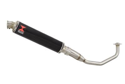 PCX 125 WW125 2012-2016 Exhaust System + 350mm Round Black Stainless Silencer