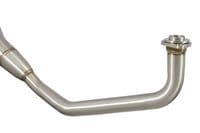 PCX 125 WW125 2012-2016 Exhaust System + 350mm  Tri Oval Stainless Carbon Tip Silencer