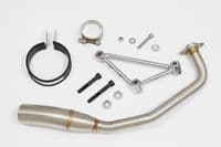 PCX 125 WW125 2012-2016 Exhaust System + 350mm  Tri Oval Stainless Carbon Tip Silencer