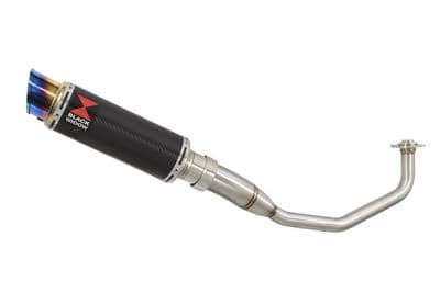 PCX 150 WW150 2012-2016 Exhaust System + 230mm GP Round Blue Tip Carbon Silencer