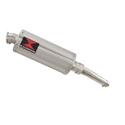 PM-01 125 Exhaust 300mm Oval Stainless Silencer Kit