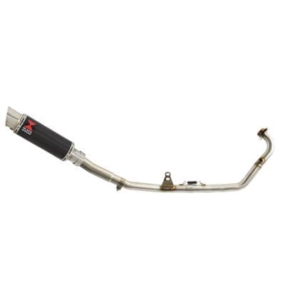 PM-01 125 Exhaust System 230mm GP Round Carbon Silencer