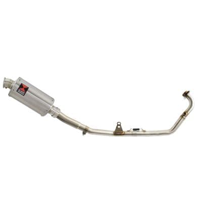 PM-01 125 Exhaust System 230mm Oval Stainless Silencer