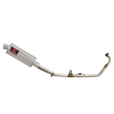 PM-01 125 Exhaust System 300mm Oval Stainless Silencer