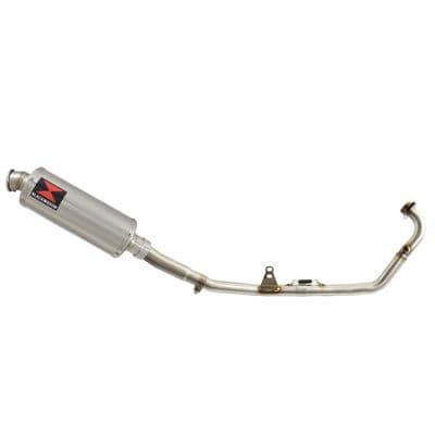 PM-01 125 Exhaust System 300mm Round Stainless Silencer
