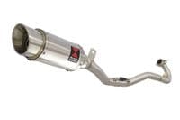 Pulse Adrenaline 125 2008-2016 Exhaust System + 200mm Round Stainless Silencer