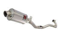 Pulse Adrenaline 125 2008-2016 Exhaust System + 230mm Oval Stainless Silencer