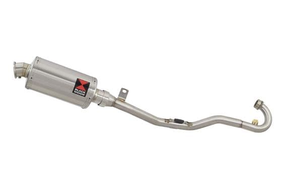 Pulse Adrenaline 125 2008-2016 Exhaust System + 230mm Oval Stainless Silencer
