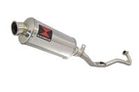 Pulse Adrenaline 125 2008-2016 Exhaust System + 300mm Oval Stainless Silencer