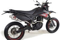 Pulse Adrenaline 125 2008-2016 Exhaust System + 300mm Oval Stainless Silencer
