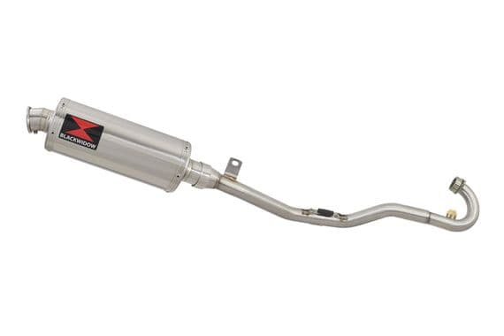 Pulse Adrenaline 125 2008-2016 Exhaust System + 300mm Oval Stainless Silencer