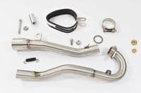 Pulse Adrenaline 125 2008-2016 Exhaust System + 300mm Tri-Oval Stainless + Carbon Tip Silencer