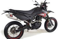Pulse Adrenaline 125 2008-2016 Exhaust System + 400mm Oval Stainless Silencer