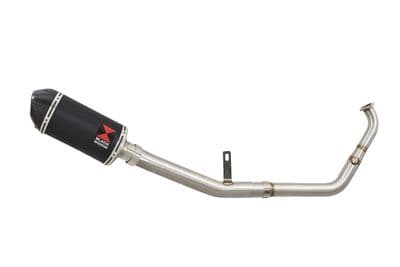 R 125 World GP 60th Anniversary 2022 De Cat Exhaust System 200mm Oval Black Carbon Tip Silencer