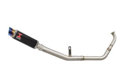 R 125 World GP 60th Anniversary 2022 De Cat Exhaust System 230mm GP Round Blue Tip Black Silencer