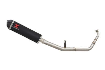 R 125 World GP 60th Anniversary 2022 De Cat Exhaust System 400mm Oval Black Carbon Tip Silencer