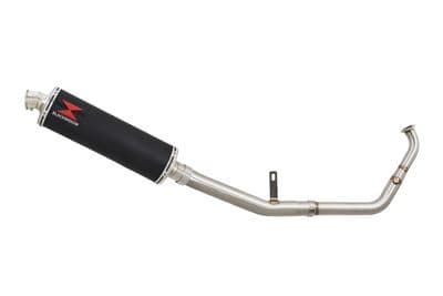 R 125 World GP 60th Anniversary 2022 De Cat Exhaust System 400mm Oval Black Stainless Silencer