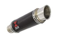 R850GS Exhaust Silencer 230mm GP Round Carbon