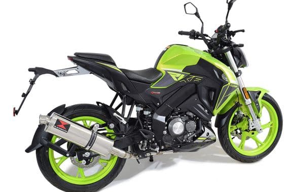 RKF 125 2021 - 2026 Exhaust System 400 mm Oval Silencer 400SS