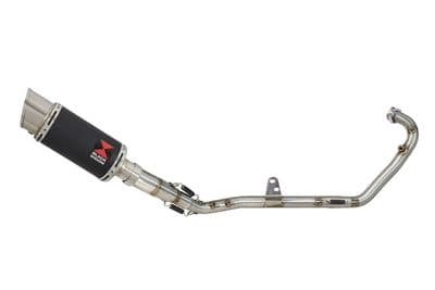 RKF125 2021-2023 Exhaust System 200mm Round Black Stainless Silencer