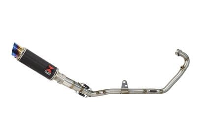 RKF125 2021-2023 Exhaust System 230mm GP Round Blue Tip Stainless Silencer