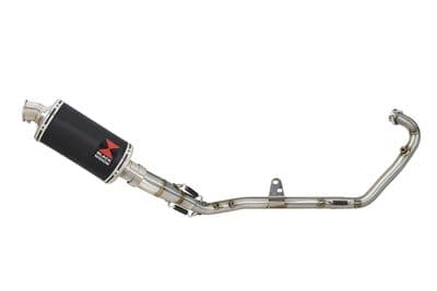 RKF125 2021-2023 Exhaust System 230mm Oval Black Stainless Silencer