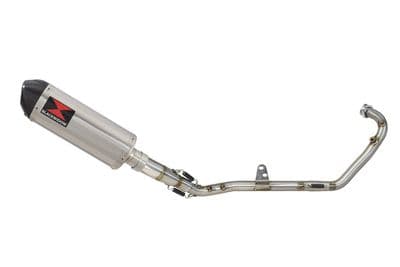 RKF125 2021-2023 Exhaust System 300mm Oval Stainless Carbon Tip Silencer