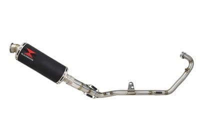 RKF125 2021-2023 Exhaust System 300mm Round Black Stainless Silencer