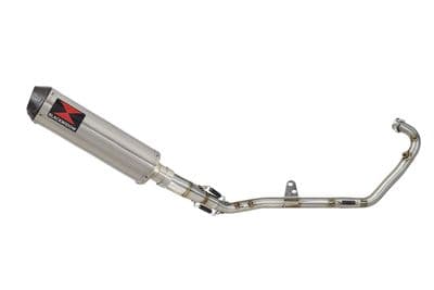 RKF125 2021-2023 Exhaust System 370mm Round Stainless Carbon Tip Silencer