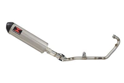 RKF125 2021-2023 Exhaust System 400mm Oval Stainless Carbon Tip Silencer