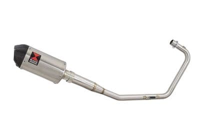Romet Division 125 2016-2020 Exhaust System + 200mm Oval Stainless Carbon Tip Silencer