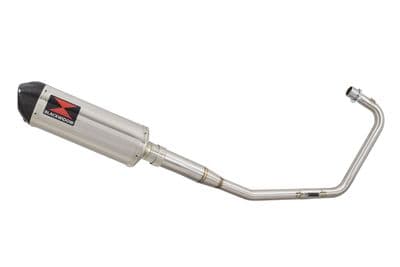 Romet Division 125 2016-2020 Exhaust System + 300mm Oval Stainless Carbon Tip Silencer