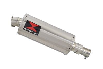 Royal Enfield Himalayan 411 2016 - 2024 Exhaust Silencer Kit 300mm Oval Stainless