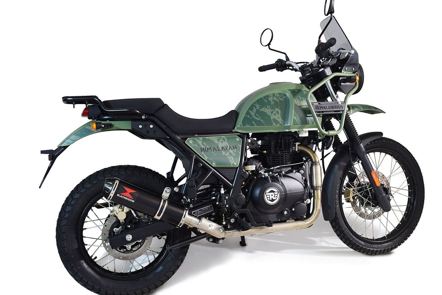 Ｋ Royal Enfield Himalayan 411 2016 - 2024 Exhaust Silencer Kit