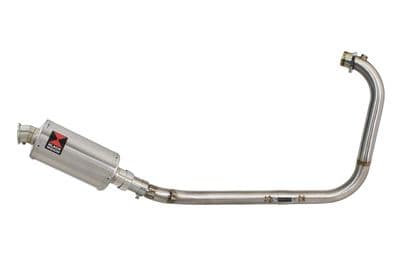 Royal Enfield Himalayan 411 2016 - 2024 Full Exhaust System 230mm Oval Stainless Silencer