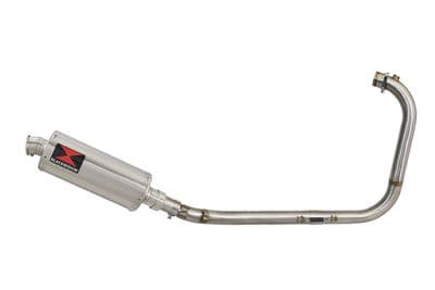 Royal Enfield Himalayan 411 2016 - 2024 Full Exhaust System 300mm Oval Stainless Silencer