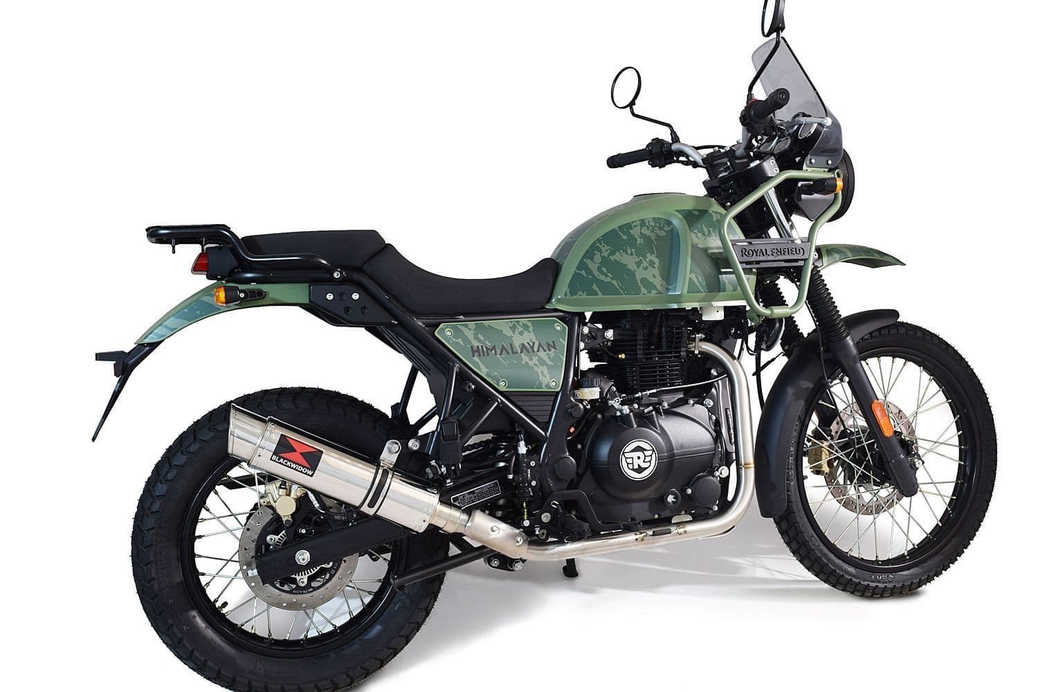 Royal Enfield Himalayan 411 2016 - 2024 Full Exhaust System 360mm